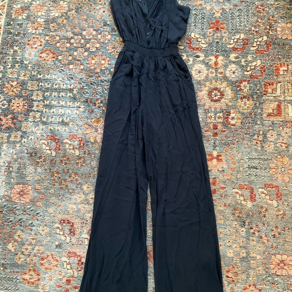 Elegant Navy Jumpsuit